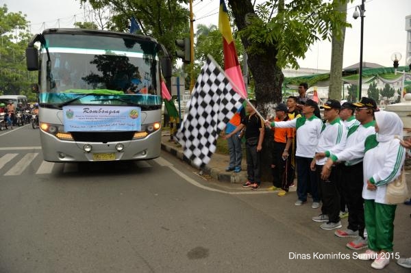 Gubernur Lepas Keberangkatan Kegiatan Outbound Jurnalis